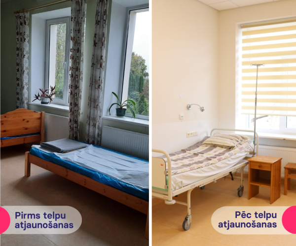 Bauskas slimnīcā atjaunotas pagaidu Dienas stacionāra telpas