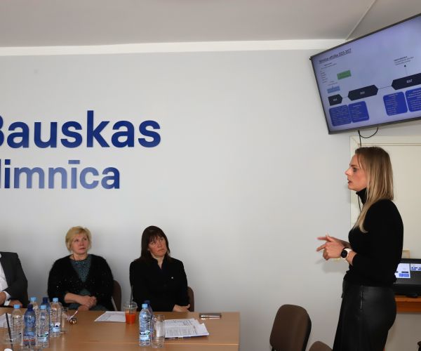 Veselības ministra Hosama Abu Meri vizīte Bauskas slimnīcā 9.05.2024.