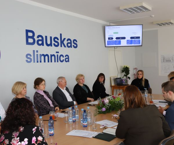 Veselības ministra Hosama Abu Meri vizīte Bauskas slimnīcā 9.05.2024.