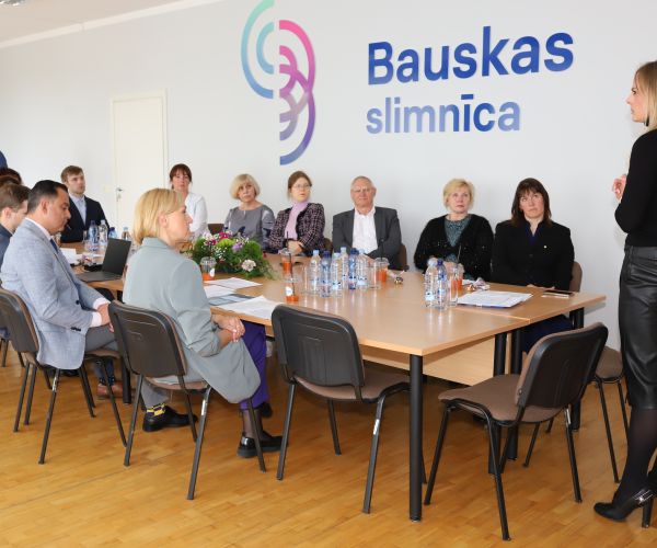 Veselības ministra Hosama Abu Meri vizīte Bauskas slimnīcā 9.05.2024.
