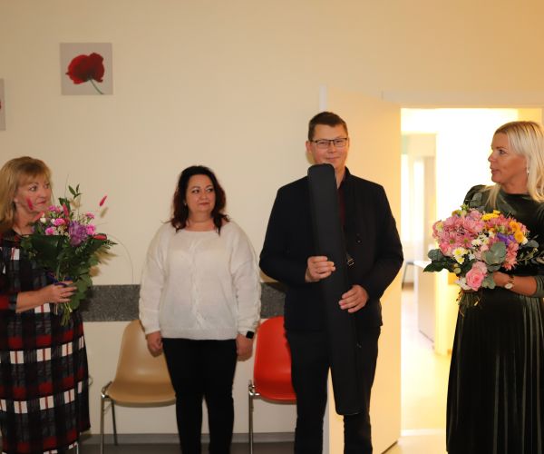 Svinīgi atklātas Bauskas slimnīcas filiāles Iecavā un Vecumniekos 30.10.2024.