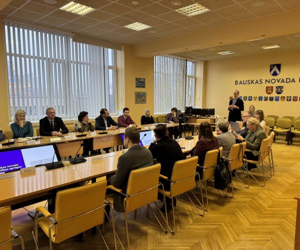 Veselības ministra Hosama Abu Meri vizīte Bauskas slimnīcā 18.12.2025.