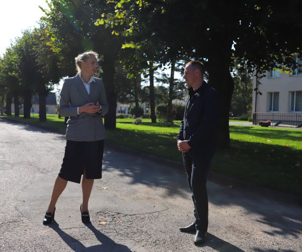 Bauskas slimnīcā viesojās Malinas (Ukraina) mērs Oleksandrs Sitailo
