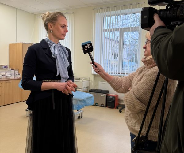 Veselības ministra Hosama Abu Meri vizīte Bauskas slimnīcā 18.12.2025.