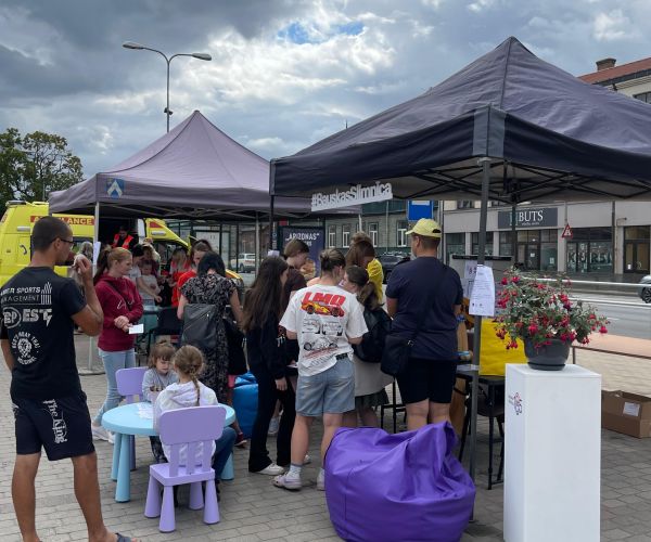 12.augustā Bauskas slimnīca piedalījās biedrības “Laiks Jauniešiem