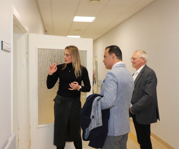 Veselības ministra Hosama Abu Meri vizīte Bauskas slimnīcā 9.05.2024.