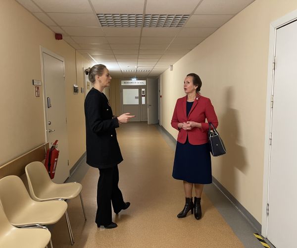 Latvijas Sarkanā krusta prezidentes Līgas Menģelsones vizīte 12.11.2024. 