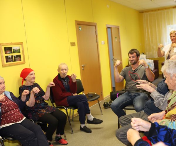 Senioru diena pansionātā 