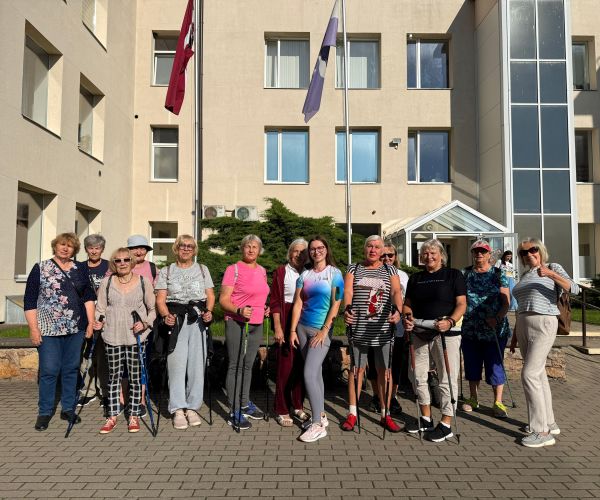 Fizioterapijas dienā seniori dodas veselības pastaigā 8.09.2025.