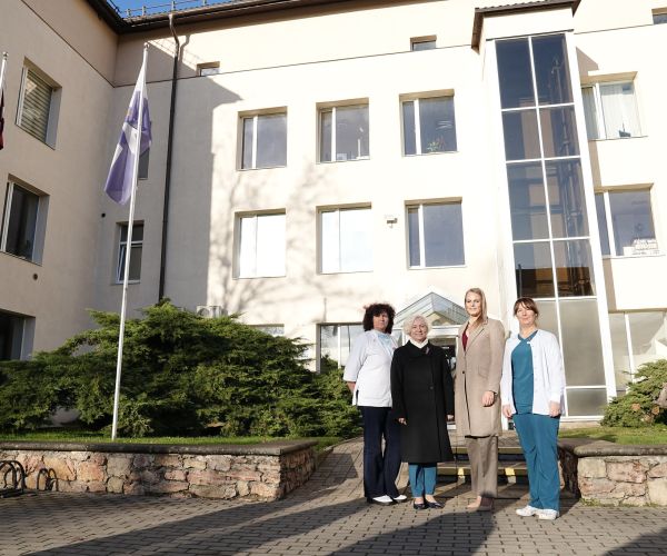 Saeimas priekšsēdētāja Daiga Mieriņa vizītē Bauskas slimnīcā 15.11.2024.