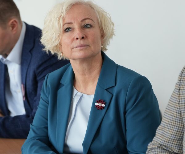 Saeimas priekšsēdētāja Daiga Mieriņa vizītē Bauskas slimnīcā 15.11.2024.