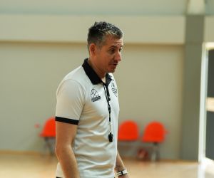 Treniņš Bauskas novada bērnu un jaunatnes sporta skolas basketbolistiem  ar Kristapu Valteru