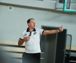 Treniņš Bauskas novada bērnu un jaunatnes sporta skolas basketbolistiem  ar Kristapu Valteru