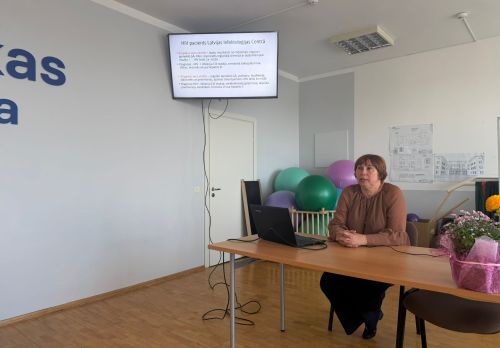 Aizvadīta izglītojoša lekcija par HIV