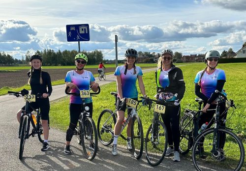 Bauskas slimnīca - otra lielākā komanda Bauskas Velo Rudens 