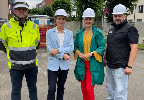 Bauskas slimnīcā viesojās Bauskas novada domes priekšsēdētāja vietniece komunikācijas un sociālajos jautājumos Linda Abu Meri